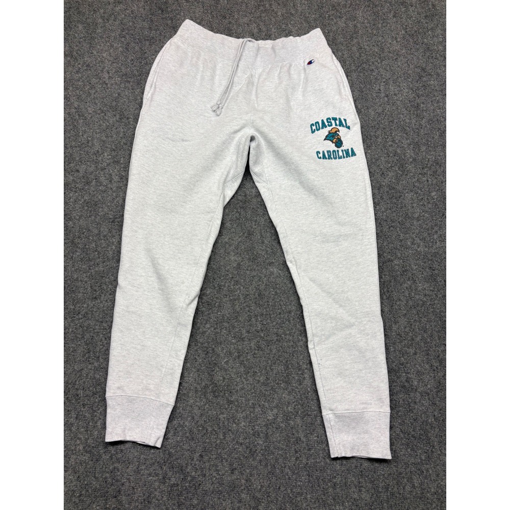 Champion Reverse Weave Coastal Carolina University Sweatpants Gray Mens Large